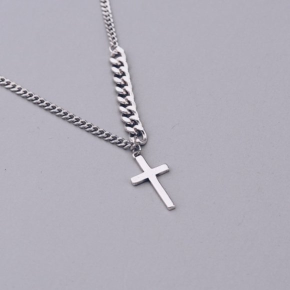 NEW 925 Sterling Silver Vintage Cross Necklace - Picture 4 of 16